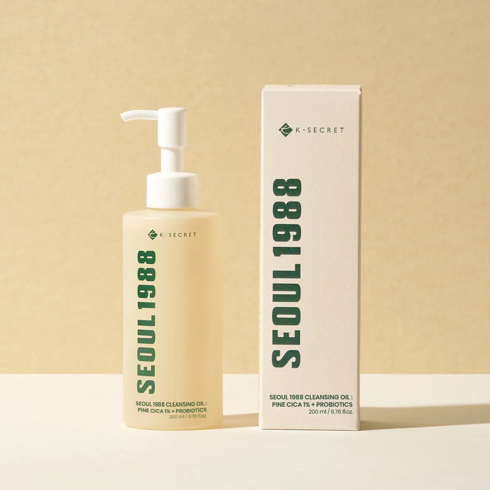 [ K-SECRET ] SEOUL 1988 Cleansing Oil: Pine Cica 1% + Probiotics 200ml