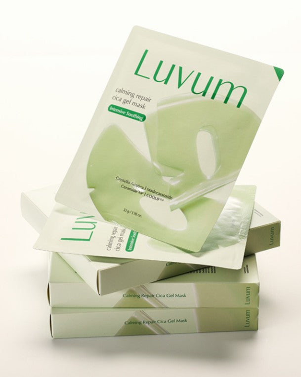 [ luvum ] Calming Repair Cica Gel Mask 33g 5 Sheets