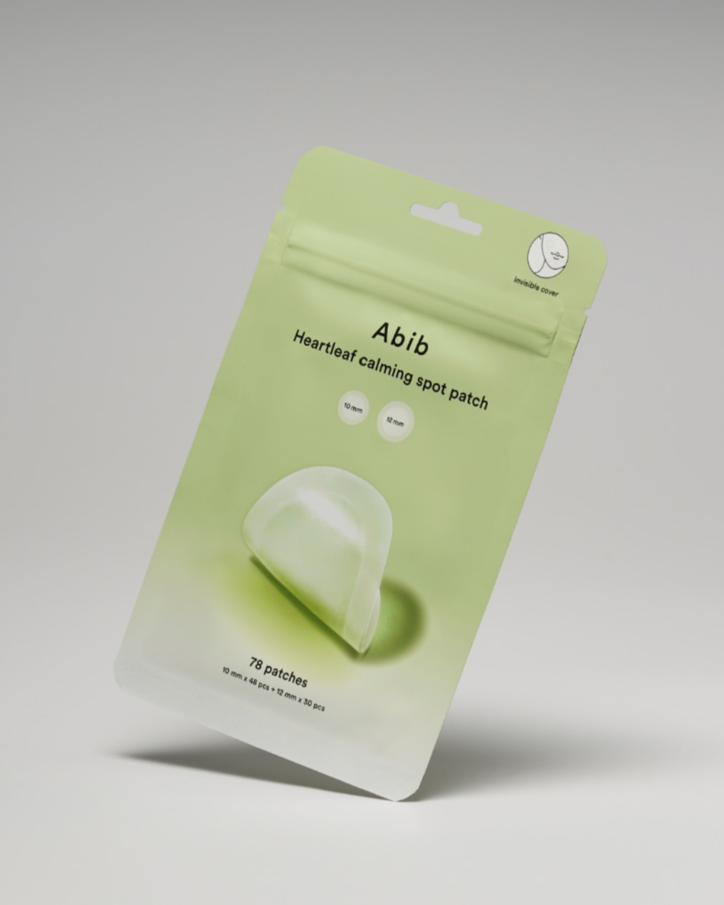 [ Abib ] Heartleaf Spot Pad Calming Touch (10mm(24p) 2sheets, 12mm(15p) 2sheets)