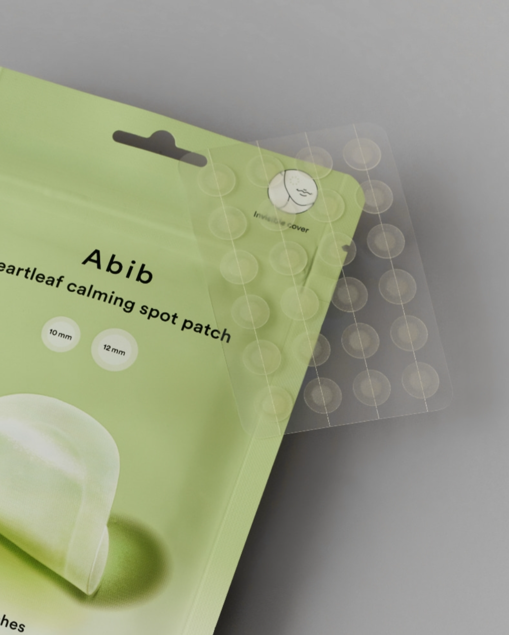 [ Abib ] Heartleaf Spot Pad Calming Touch (10mm(24p) 2sheets, 12mm(15p) 2sheets)