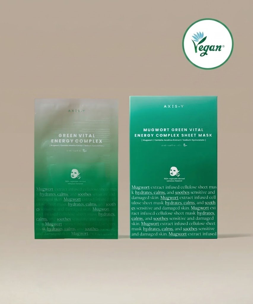 [ AXIS-Y ] Mugwort Green Vital Energy Complex Sheet Mask 27ml