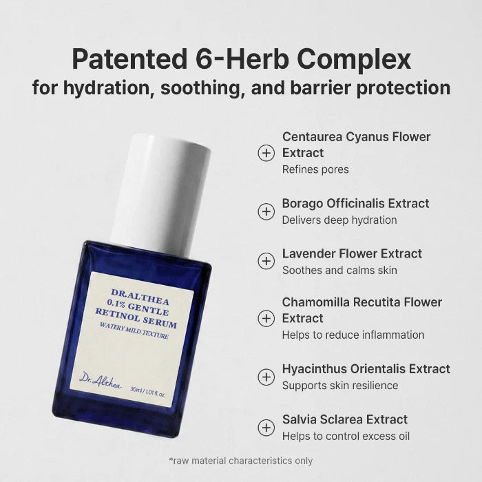 [ Dr.Althea ] 0.1% Gentle Retinol Serum