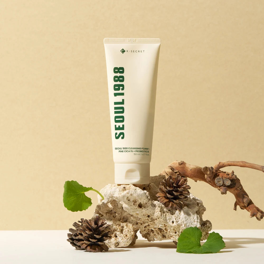 [ K-SECRET ] SEOUL 1988 Cleansing Foam : Pine Cica 1% + Probiotics 150ml