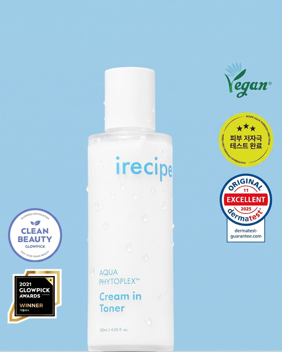 [ irecipe ] Aqua Phytoplex Cream in Toner 120ml
