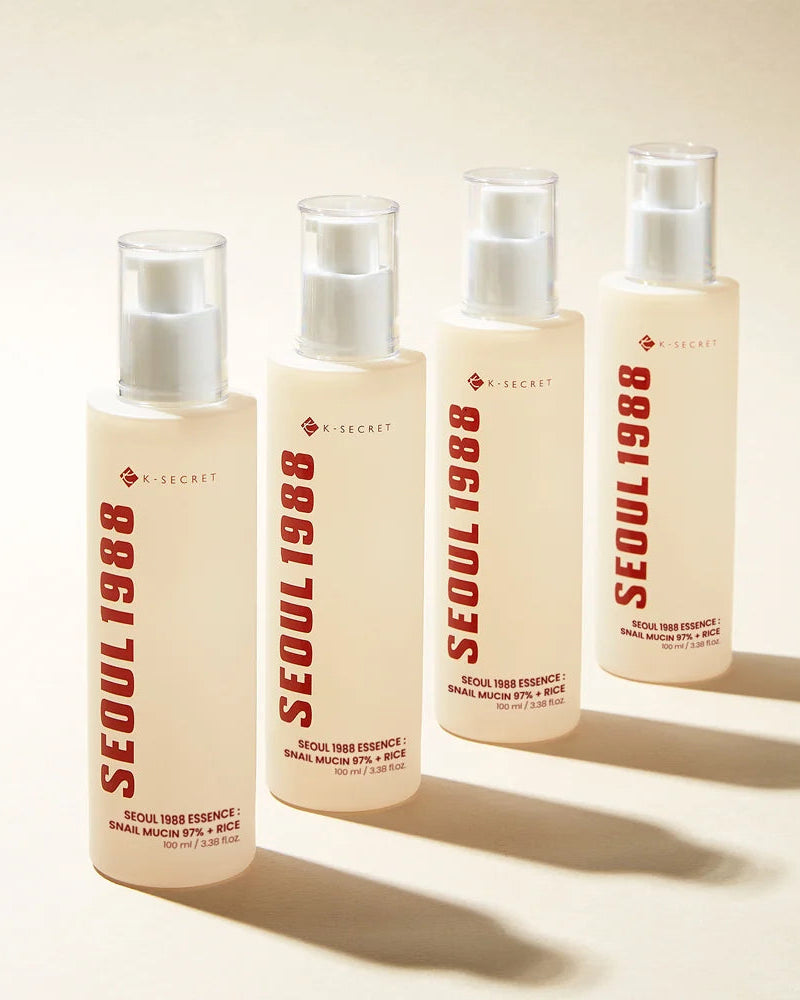 [ K-SECRET ] SEOUL 1988 Essence : Snail Mucin 97% + Rice 100ml