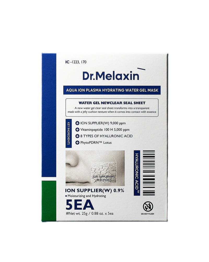 [ Dr.Melaxin ] Aqua Ion Plasma Water Gel Mask 25g 5ea