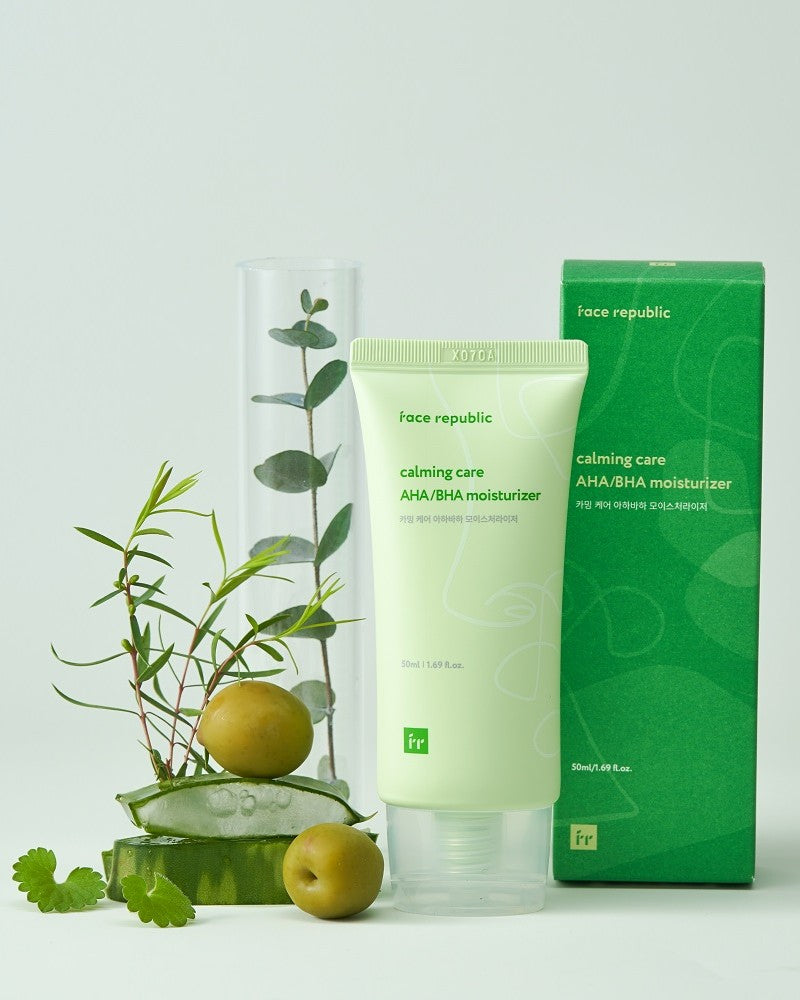 [ Face Republic ] Calming Care AHA/BHA Moisturiser 50ml