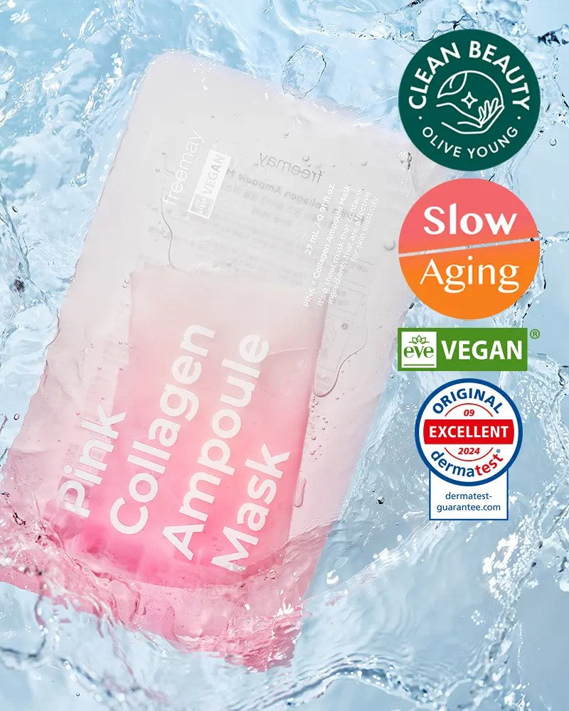[ FREEMAY ] Pink Collagen Ampoule Mask 27ml