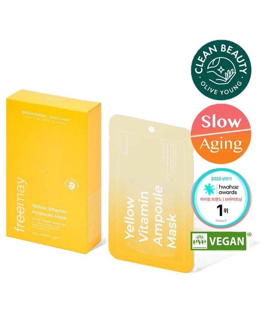 [ FREEMAY ] Yellow Vitamin Ampoule Mask 27ml