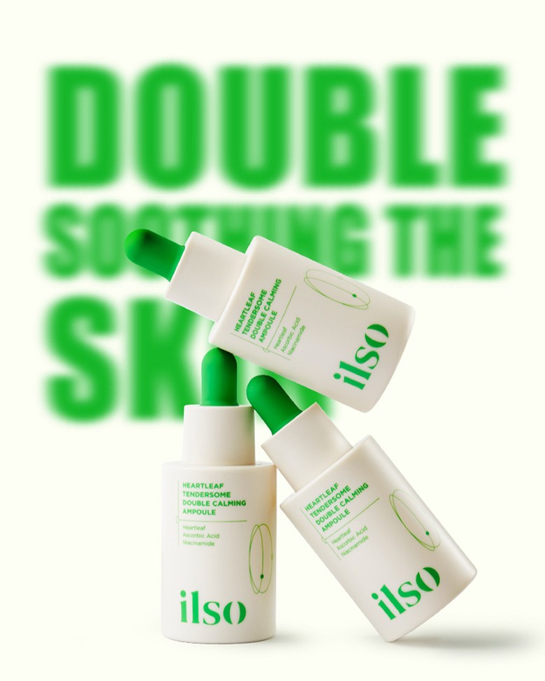 [ ilso ] Heartleaf Tendersome Double Calming Ampoule 30ml