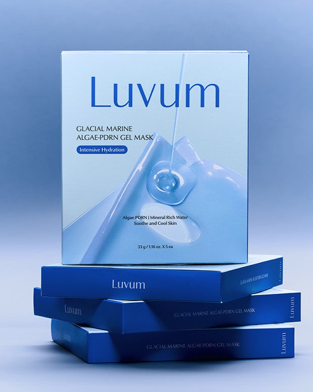 [ luvum ] Ulleungdo Deep Sea Water PDRN Cooling Gel Mask 33g 5 Sheets