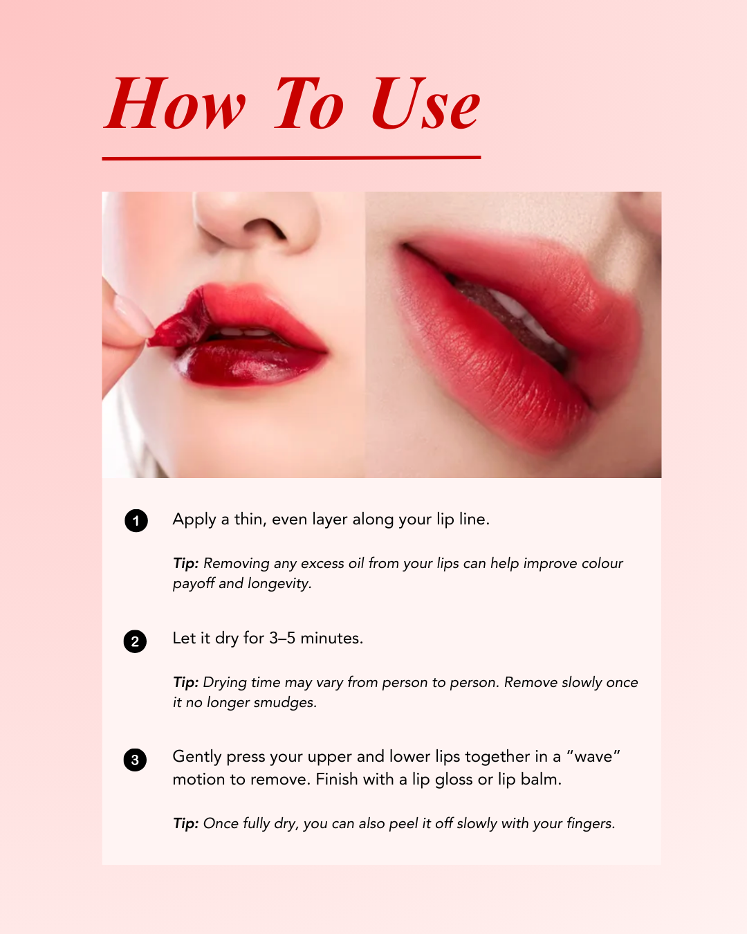 BERRISOM Lip Tattoo Tint Pack