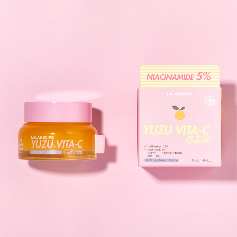 [ LALARECIPE ] Yuzu Vita C Cream 50ml