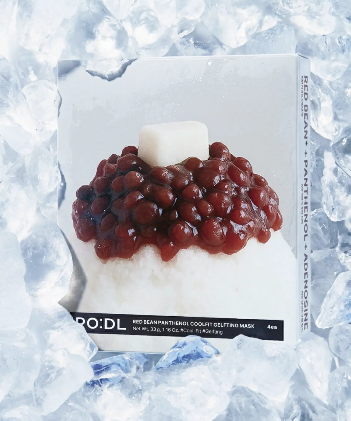 [ PO:DL ] Red Bean Panthenol Coolfit Gelfting Mask 33g x 4p