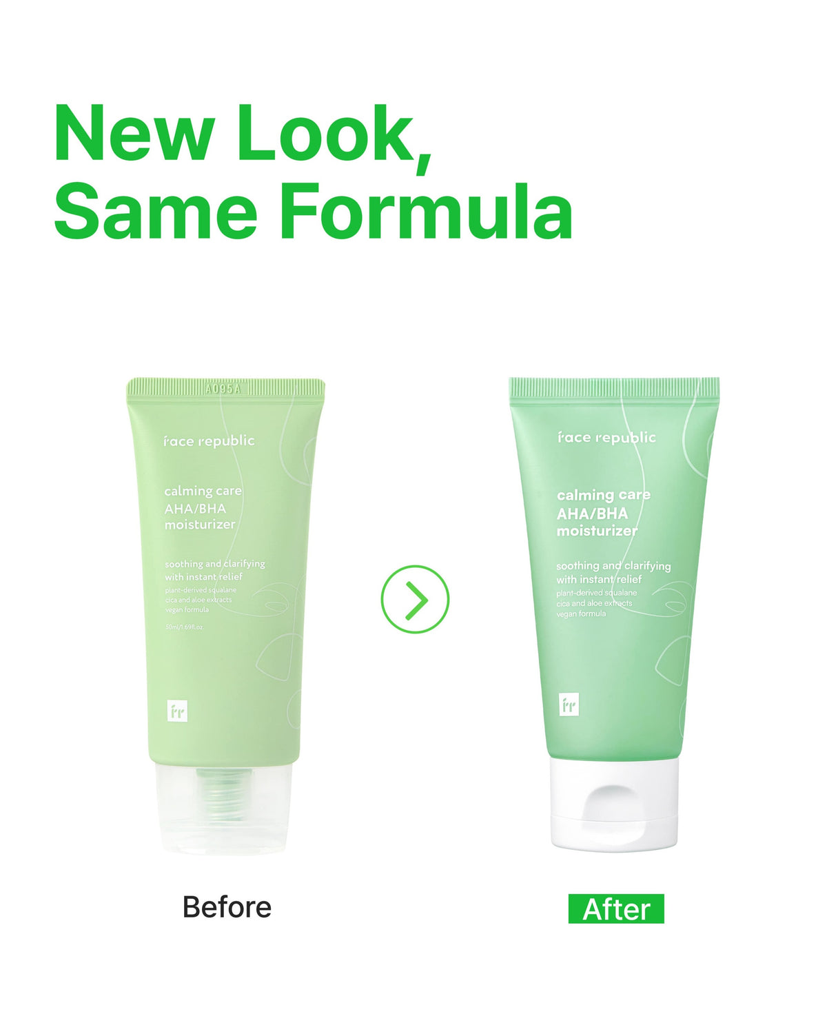 [ Face Republic ] Calming Care AHA/BHA Moisturiser 50ml