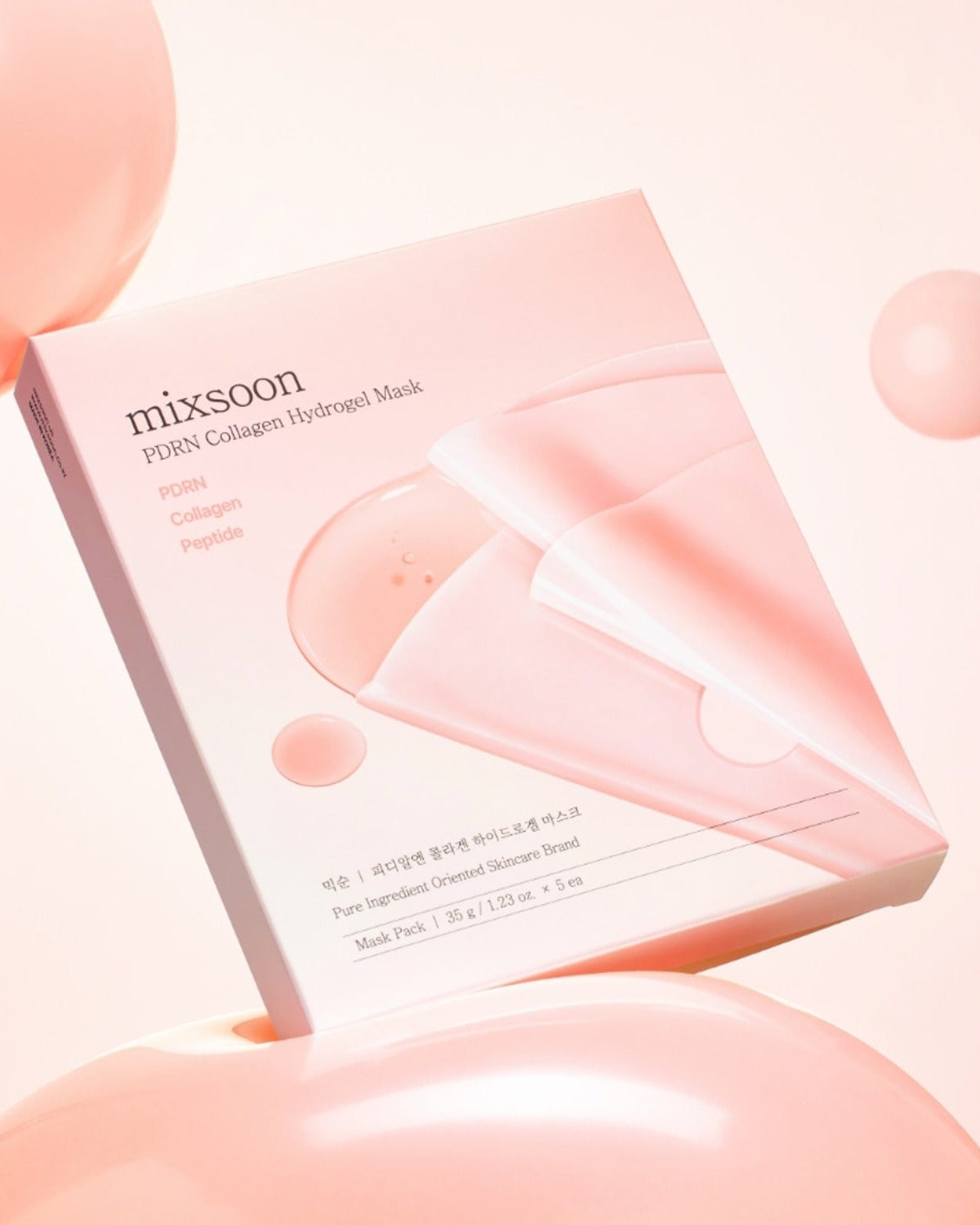 [ mixsoon ] PDRN Collagen Hydrogel Mask 35g 5 Sheets