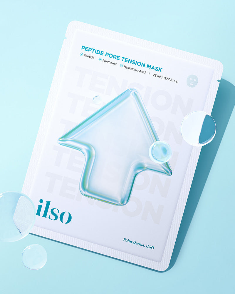 [ ilso ] Peptide Pore Tension Mask 23ml (10 Sheets)