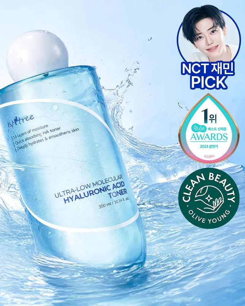 [ Isntree ] Ultra-Low Molecular Hyaluronic Acid Toner 300ml