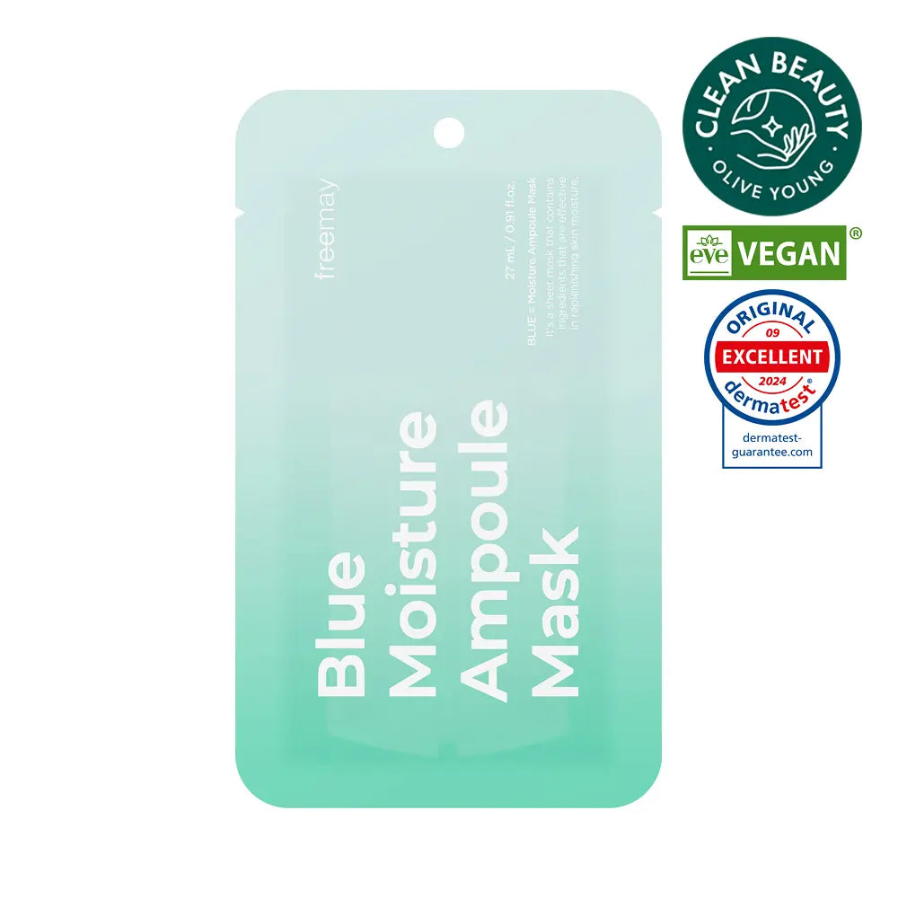 [ FREEMAY ] Blue Moisture Ampoule Mask 27ml