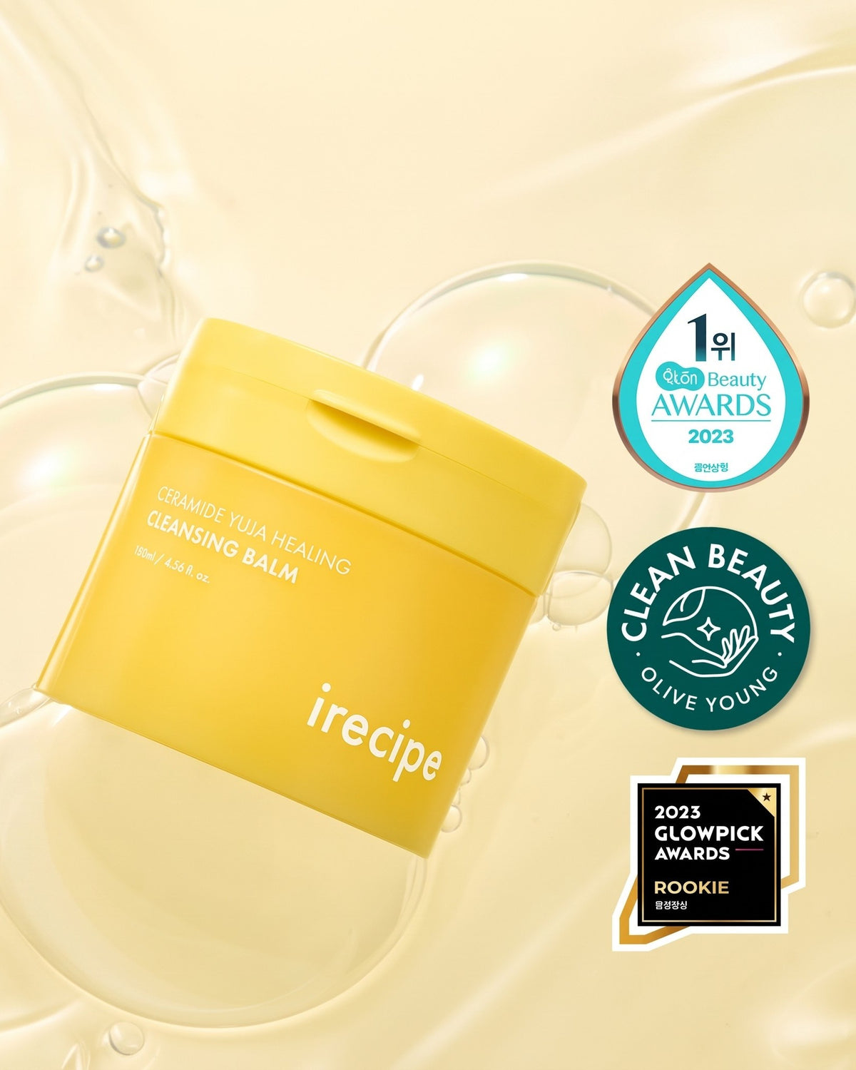[ irecipe ] Ceramide Yuja Healing Cleansing Balm 135ml