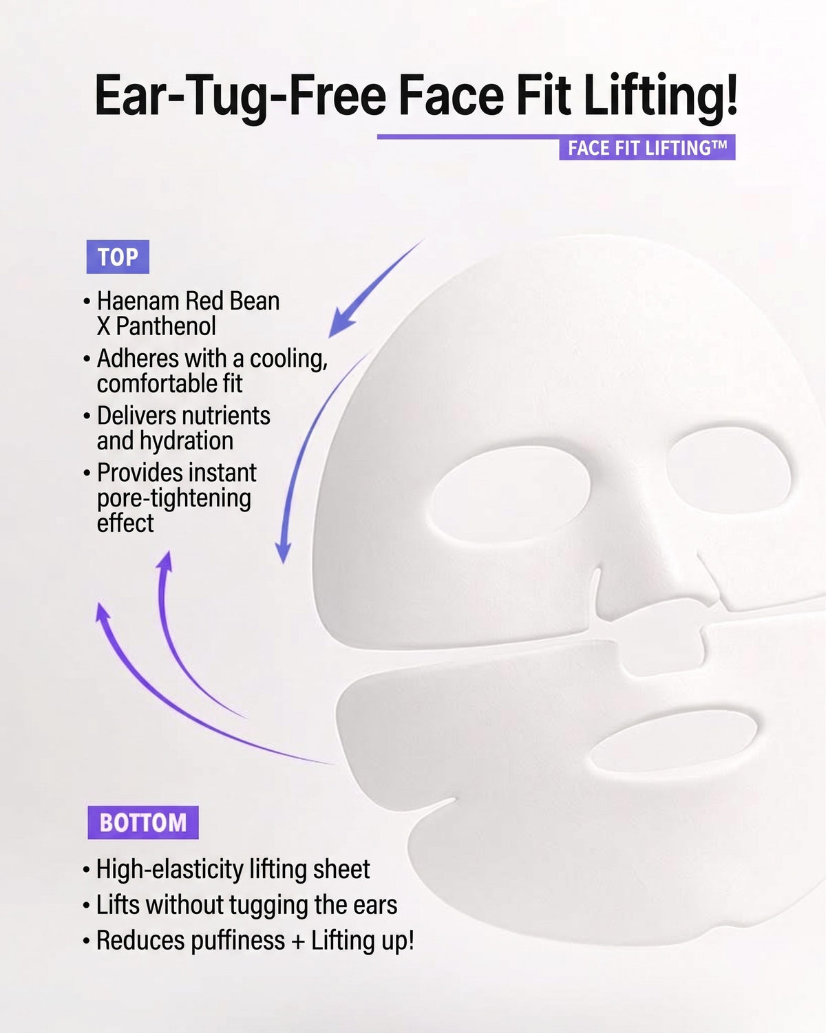 [ PO:DL ] Red Bean Panthenol Coolfit Gelfting Mask 33g x 4p