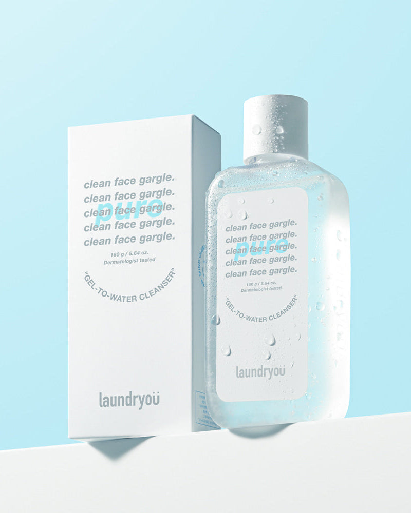 [ laundryou ] Clean Face Gargle Gel To Water Cleanser Pure 160g