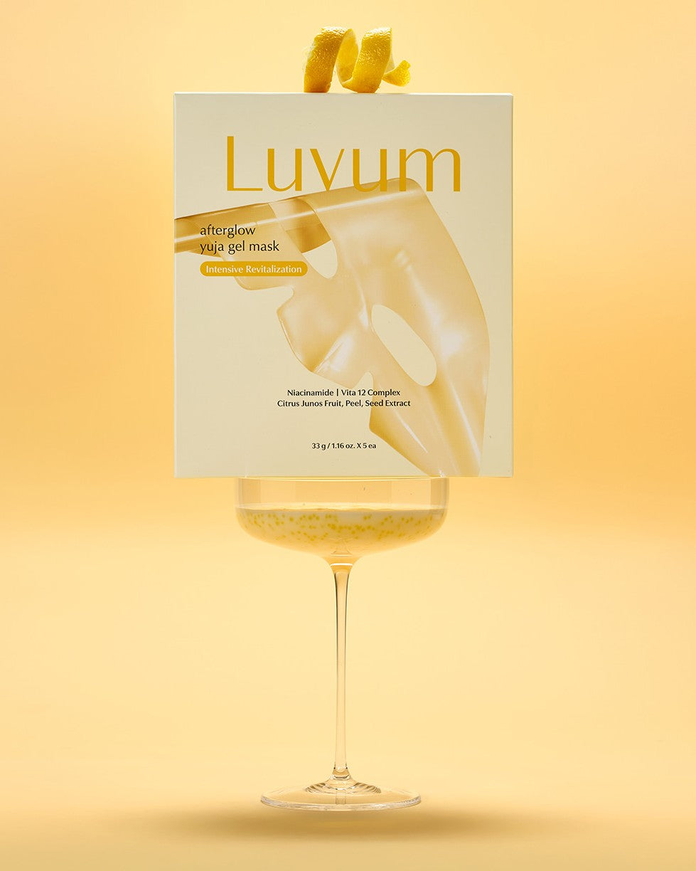 [ luvum ] After Glow Yuja Gel Mask 33g 5 Sheets