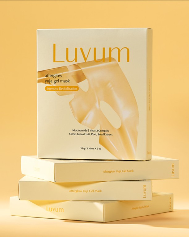 [ luvum ] After Glow Yuja Gel Mask 33g 5 Sheets