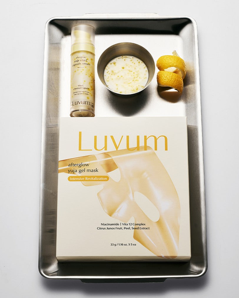 [ luvum ] After Glow Yuja Gel Mask 33g 5 Sheets