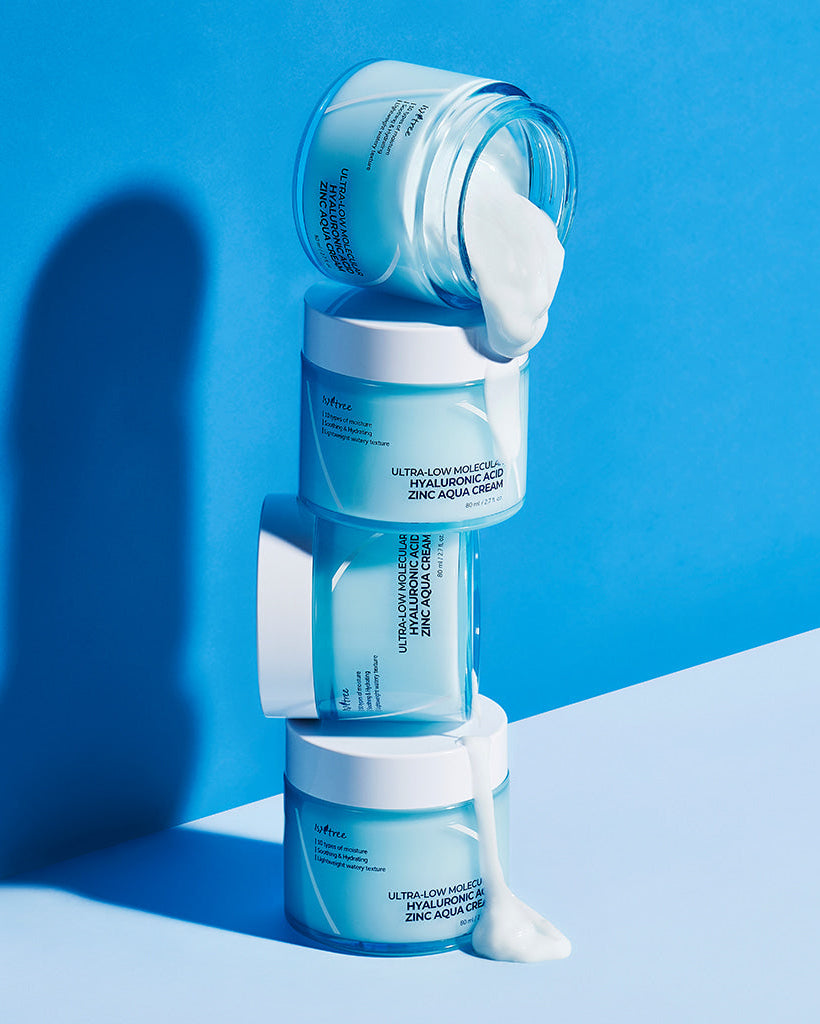 [ Isntree ] Ultra-Low Molecular Hyaluronic Acid Zinc Aqua Cream 80ml