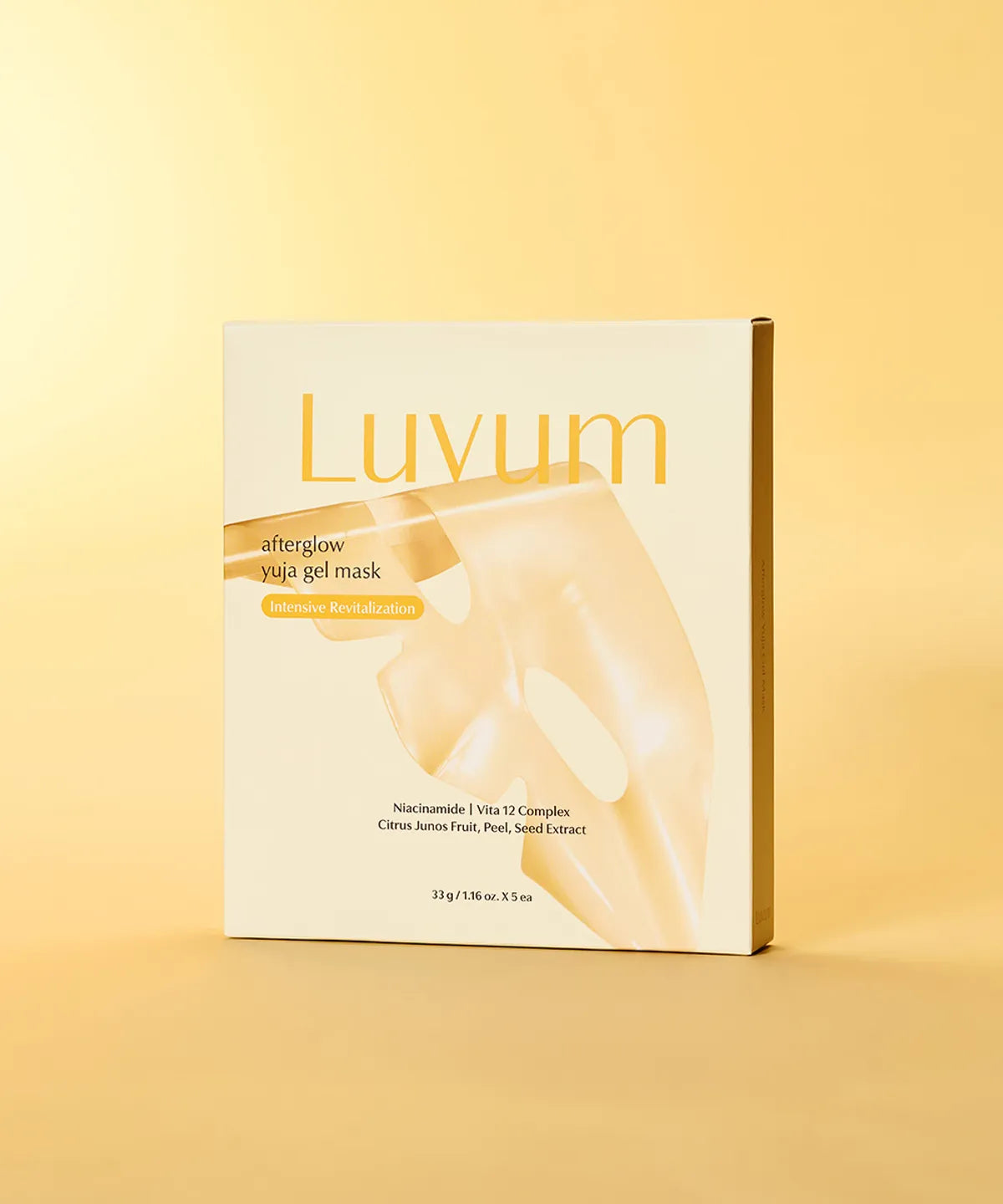 [ luvum ] After Glow Yuja Gel Mask 33g 5 Sheets