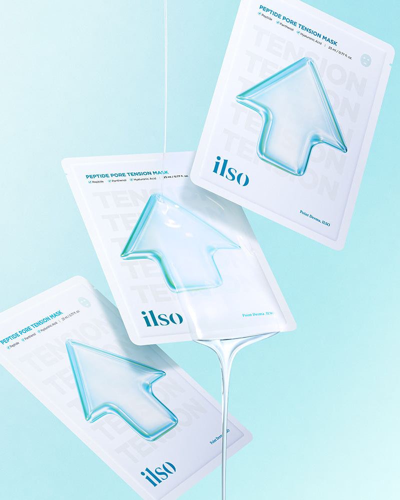 [ ilso ] Peptide Pore Tension Mask 23ml (10 Sheets)