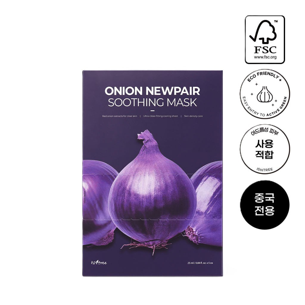 [ Isntree ] Onion Newpair Soothing Mask 25g x 5ea