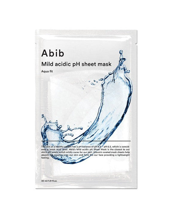 [ Abib ] Mild Acidic pH Sheet Mask Aqua Fit