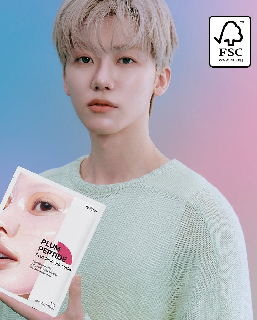 [ Isntree ] Plum Peptide Plumping Gel Mask 30g x 4ea