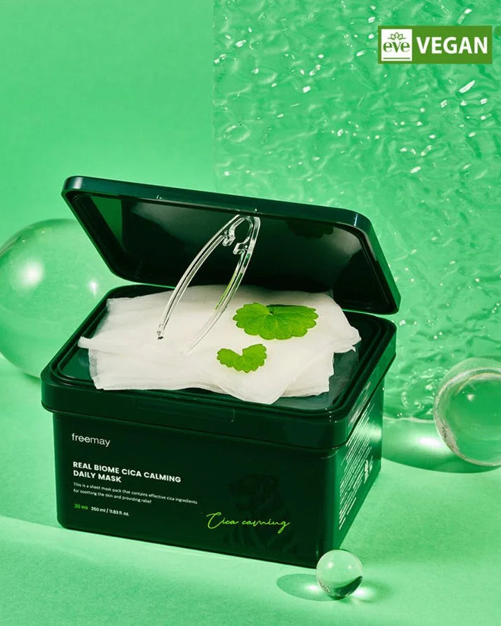 [ FREEMAY ] Real Biome Cica Calming Daily Mask 350ml 30pads