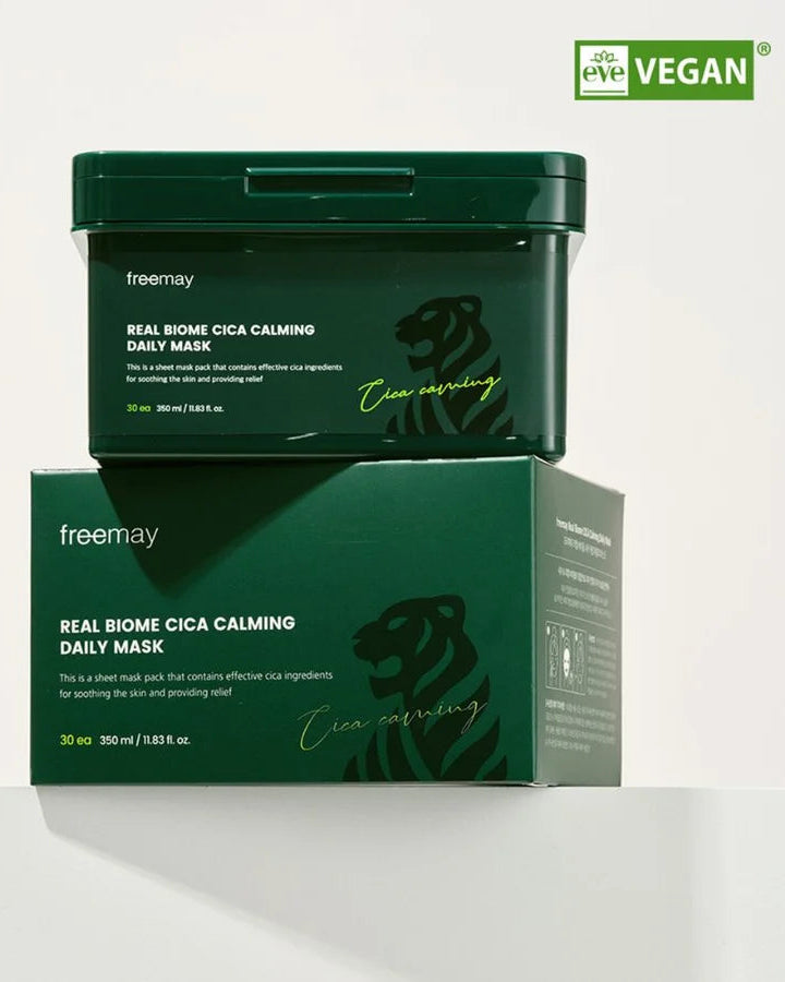 [ FREEMAY ] Real Biome Cica Calming Daily Mask 350ml 30pads