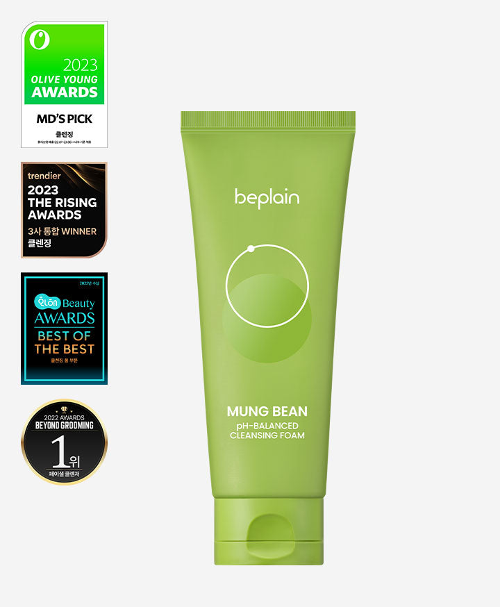 [ beplain ] Mung Bean pH-Balanced Cleansing Foam 80ml