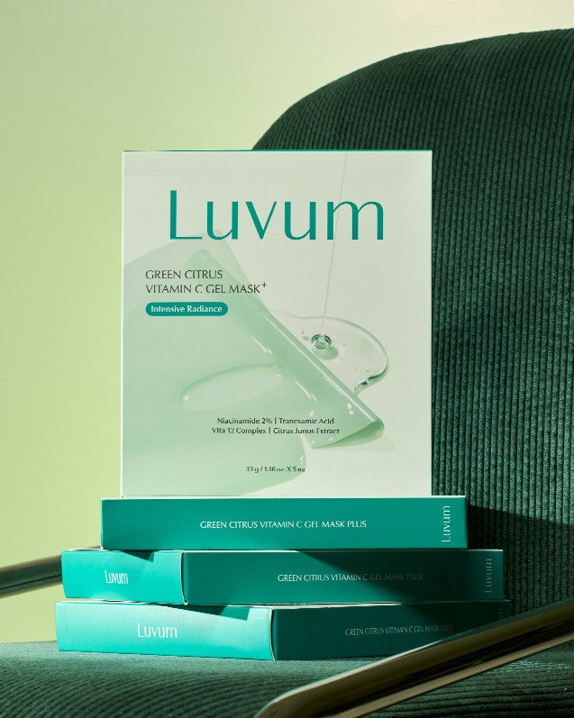 [ luvum ] Green Citrus Vitamin C Mask 28g 5 Sheets